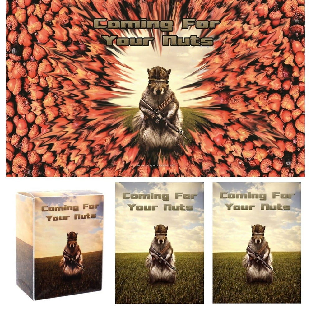 Coming for your NUTS! Squirrel Playmat + DECK BOX + 100 ...