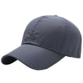 thumbnail image 1 of Korean Style Solid Summer Casual Baseball Cap Men Snapback Women Boy Quick Dry Mesh Cap Breathable Sun Hat, 1 of 2