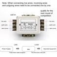 thumbnail image 3 of 220V Bipolar Terminal Block For Emi Purification Power Filter Cw4L2-, 3 of 7