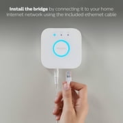 Philips Hue White A19 Smart Light Starter Kit, 60W LED, 2-Pack