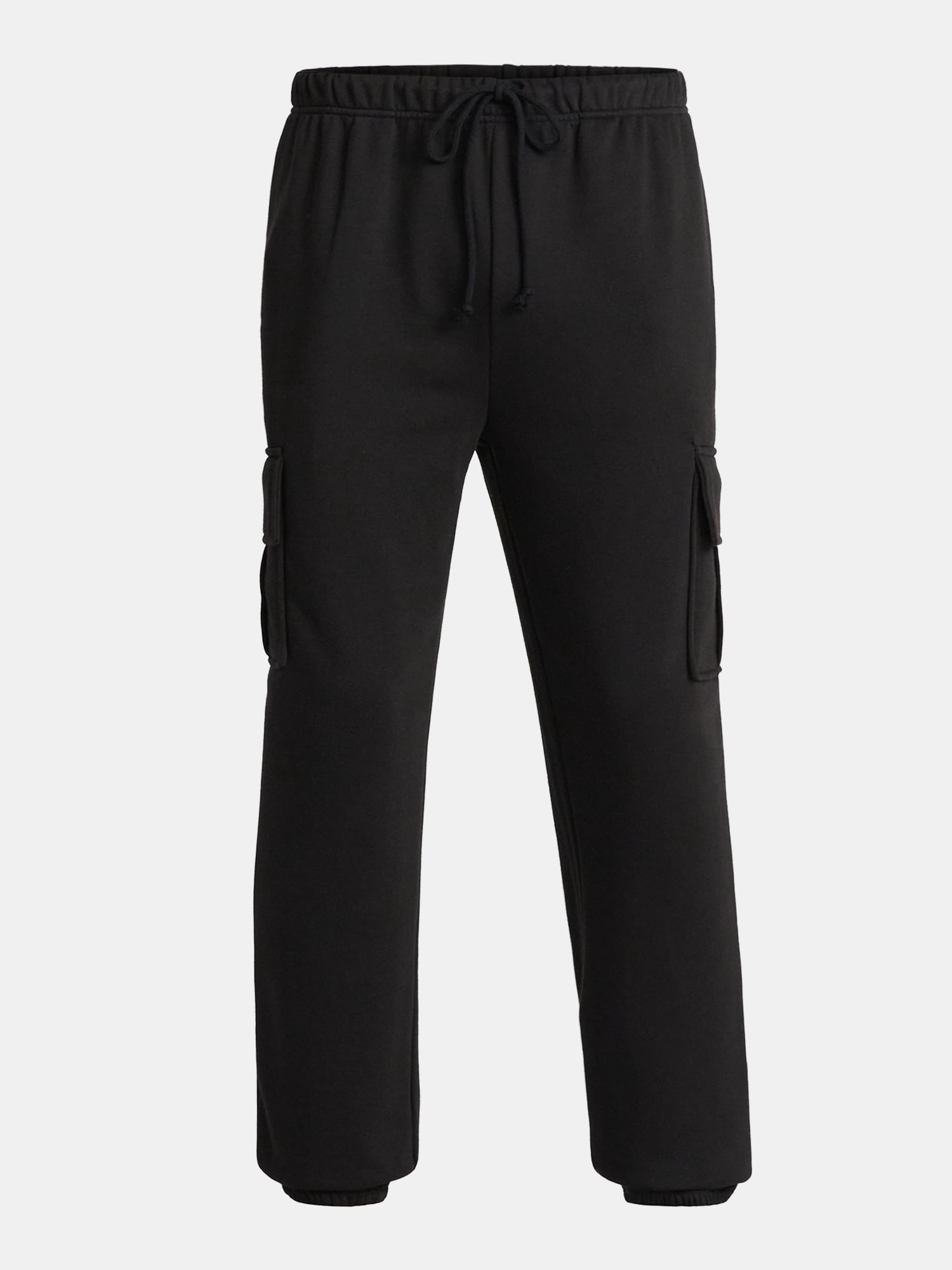 No Boundaries Cargo Jogger Fleece Sweatpants, 30'' Inseam, Men's & Big Men's