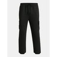 thumbnail image 5 of No Boundaries Men's & Big Men's Cargo Jogger Fleece Sweatpants, Sizes XS-5XL, 5 of 5