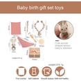 thumbnail image 7 of Baby Gift Set for Newborn New Baby Gift Set - 7 PCS Newborn Baby Essentials Baby Bath Set with Baby Blanket Baby Rattle - New Born Baby Girls Gift & Baby Boy Gifts for Baby Shower (Bunny-2), 7 of 7