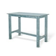 thumbnail image 2 of Rena Counter Table- 48 Inch Rectangular Grass Green Mahogany Wood, 2 of 5