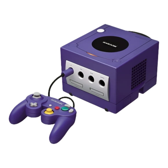 Nintendo - Gamecube Videojuegos Consola With one Controller & all cables - Indigo (Reacondicionado)