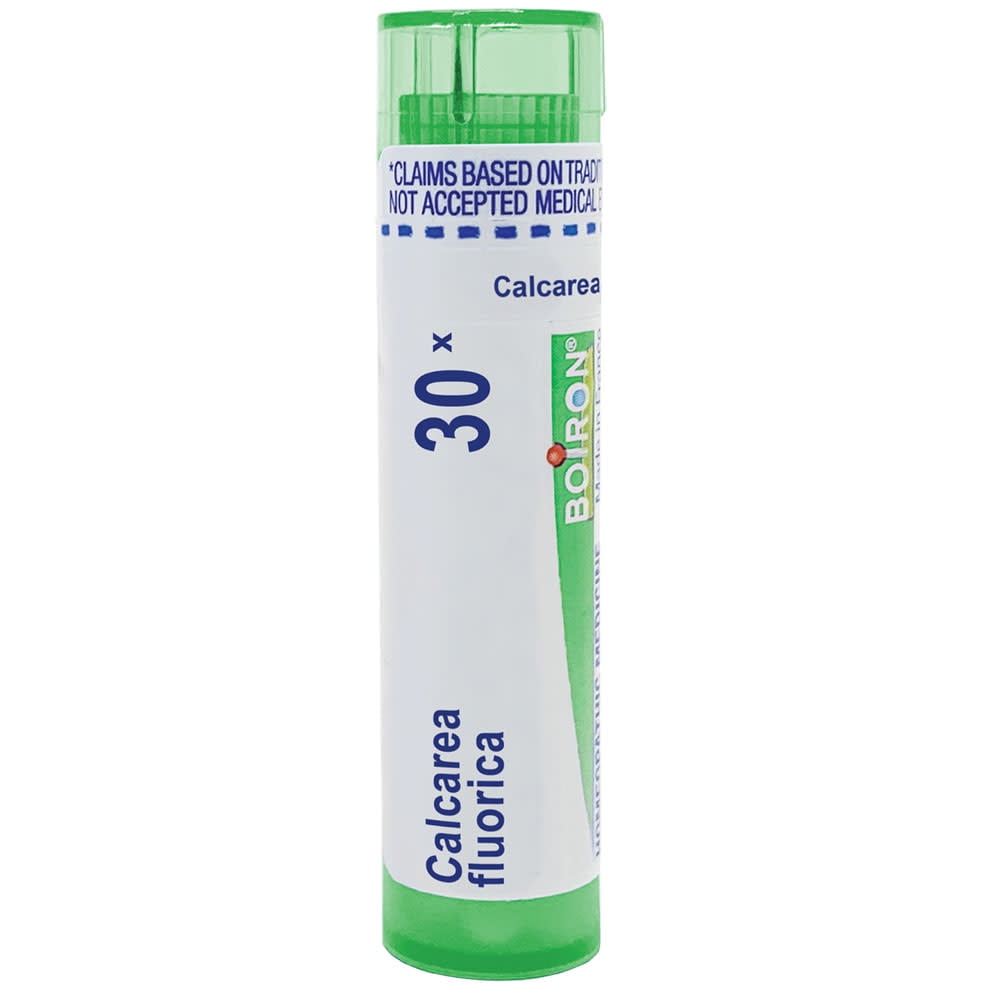 Boiron Calcarea Fluorica 30X, Homeopathic Medicine for Repeated Sprains, 80 Pellets