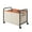 Beige, variant on Under Bed Storage Rolling Container With Wheels Strap Handle Large Capacity Organizer For Shoes Clothes Blankets