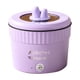 thumbnail image 1 of Olla caliente eléctrica de 1,5 L, Cocina eléctrica multifuncional, 18 cm, para el hogar, dormitorio de estudiantes, cocina rápida para Fideos Ramen, enchufe AU, color púrpura, 1 of 5