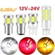 thumbnail image 2 of IUSIU Nuevo 12V 24V 1157 Luz De Freno 1156 LED T20 7440 7443 W21W P21W BA15S BAY15D W21 5W P21 5W Coche Motocicleta Cola De Giro Parque Bombilla De Respaldo Lámpara De Marcha Atrás 33SMD 18SMD 5630 DR huangjie unisex, 2 of 2