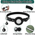 thumbnail image 5 of Airtag Cat Collar Breakaway, Reflective Kitten Collar with Air Tag Holder and Bell for Girl Boy Cats, 0.4 Inches in Width and Lightweight, 5 of 7