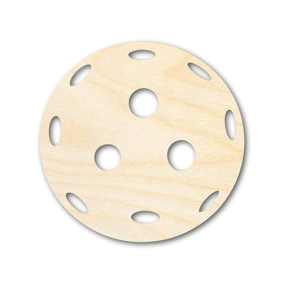 Unfinished Pickleball Ball Shape 3" / 1/4"