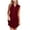 #325-Wine, variant on TaTaai Women's Sleeveless Collared Half Placket Solid Casual Dress Breathable Moisture Wicking Side Pockets Curved Hem Wrinkle Resistant for Spring Summer Beach Cover-Up Office Casual Gift