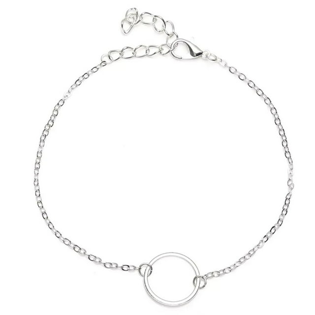 Sonducket Tobillera con estilo, ajustable, aleación redonda, joyería estética, estilo simple, accesorios de playa, de tobillo, cadenas para pies Ropa, zapatos y accesorios Miscelánea plata Sonducket AP009758-02