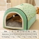 thumbnail image 1 of Winter Cat Dog Bed Mat Deep Sleep Tent Cozy Geometric House Nest Removable Washable for Medium Large Dogs Pet Supplies ShopWise Round, 1 of 8