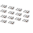 thumbnail image 1 of Silver Stainless Steel Sandwich Tray Set, 5 Pieces, Microwave Safe | Set Of 5 Individual Trays In 1 - Pack Of 14, 1 of 4