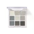 thumbnail image 1 of Paleta de sombras de ojos ZHAOCHENG 9 colores Gris Negro maquillaje altamente pigmentado, 1 of 5