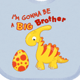 thumbnail image 4 of Inktastic I'm Gonna Be A Big Brother-dino Boys Baby Bib, 4 of 4