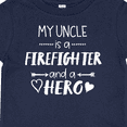 thumbnail image 4 of Inktastic My Uncle is a Firefighter and a Hero Boys or Girls Baby T-Shirt, 4 of 5