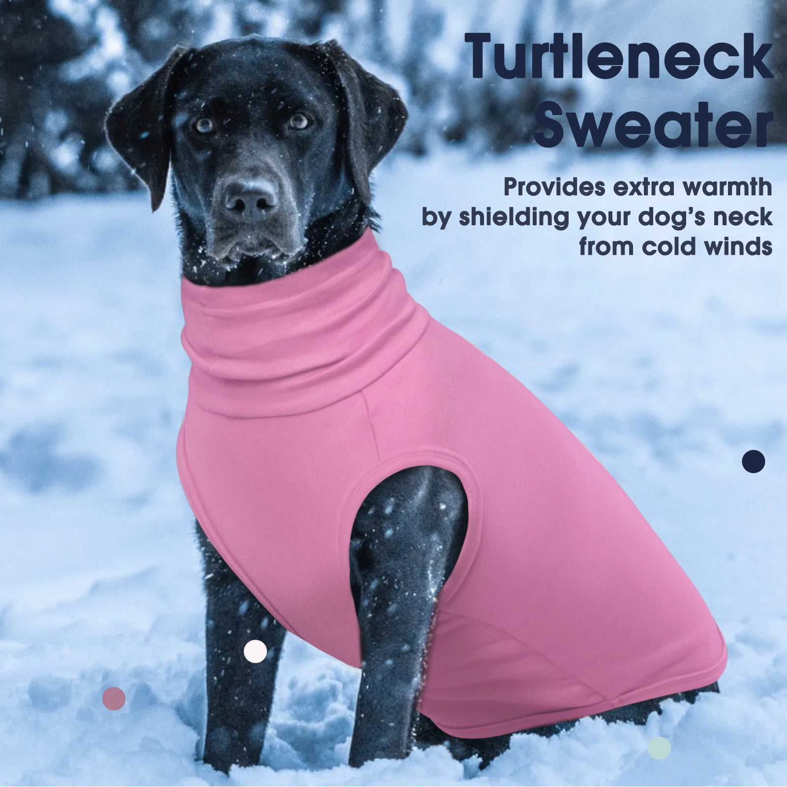 IECOii Small Dog Sweater,Stretch Fleece Vest Blue,Medium,Warm Pullover for Winter Spring and Fall, Soft & Lightweight Dog Sweatshirt Indoor Outdoor Clothes