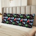 thumbnail image 2 of Fotbe Disco Mirror Ball Snowman Funda para Almohada Corporal con Diseño, Funda de Microfibra Ultrasuave de 20x54 Pulgadas, Ropa de Cama Elegante, 2 of 7
