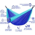 thumbnail image 4 of Kids Camping Hammock, DIDADI Portable Hammock, Ultralight Kids Hammock with Tree Straps & Carabiners, Kids Camping Gear for Indoor/Outdoor Use, 4 of 7