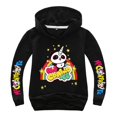 thumbnail image 1 of Sudadera con capucha de moda para bebés, Tops, ropa de primavera y otoño, abrigo con capucha con estampado de Panda de dibujos animados, camiseta de manga larga, trajes para niños 8T Gao Jinjia LED, 1 of 2