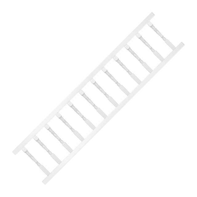 CIMAXIC Mini Adornment 1pc Vivid Railing Model Mini Wood Handrails Dollhouse Decorative Model,12.01"X2.95"X0.2"