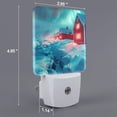 thumbnail image 3 of KLL Aurora Borealis Village for Night Lights,Auto Sensor Night Lamp Plug in Night Light with Dusk-to-Dawn Light Sensor LED Nightlightfor Adults & Kids Room/Bedroom/Hallway, 3 of 7