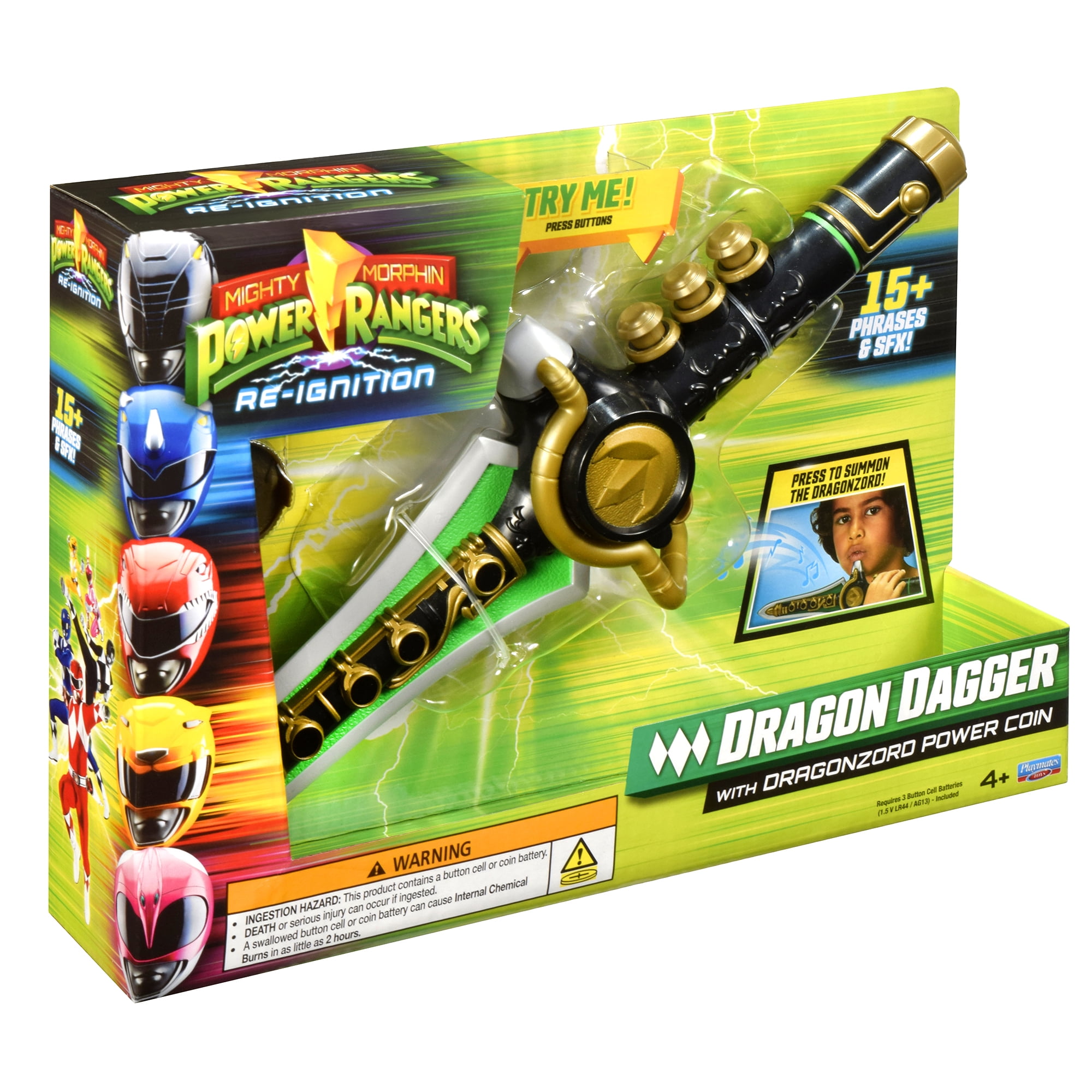 Mighty Morphin Power Rangers: Re-Ignition - Dragon Dagger Role Play for kids 4+ by Playmates Toys