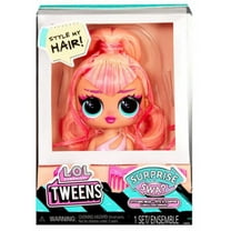 LOL Surprise Surprise SWAP Neon Orange Hair Styling Head