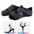 thumbnail image 6 of Milageto 2xNon Skid Women Barre Yoga Shoes Pilates Grip Socks Flexible Machine Wash Black S, 6 of 7