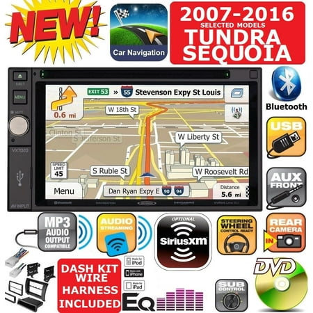 aux tundra stereo bluetooth usb toyota navigation dvd radio cd system