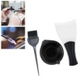 Tersarium 1 Set of 3PCS Hair Dyeing Brush Bowl Board Kit Portable Hair