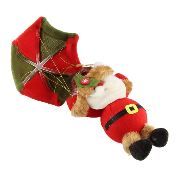 Muñecos De Anciano Con Paracaídas De Navidad, Decoración De Muñeco De Nieve De Navidad Con Paracaídas, Ambiente Festivo Que Ahorra Espacio Para Oficinas