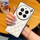 thumbnail image 4 of For vivo X200 Pro 5G Case Rhombus Stitching PU Leather + TPU Shockproof Phone Cover - Black, 4 of 5