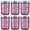Purple, variant on WELLIFE FESTIVE 6-Pack Mason Jars 16 oz with Lids – Purple Wide Mouth Glass Mason Jars, Airtight Leak-Proof Canning Jars for Food Storage, Fermenting, Pickling, Freezing, and Crafts