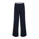 thumbnail image 3 of WILLBEST Pantalones Casuales de Verano para Mujer, con Rayas, Cintura Alta, Patchwork, Bolsillos Colgantes, Pierna Recta, Pantalones de Traje Casuales para Mujer Moderna Mediana, 3 of 7