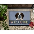 thumbnail image 3 of Caroline's Treasures BB1432JMAT Saint Bernard Welcome Door Mat, Indoor Rug or Outdoor Welcome Mat 24x36 Doormat , 36"L x, 3 of 4