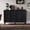 Retro-Black, variant on Modern 58" Sideboard Buffet Cabinet with 4 Slatted Doors and 2 Drawers, Black Storage Cabinet with Gold Handles, Contemporary Credenza Entryway Console Table for Dining Room