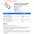 thumbnail image 2 of Front Sway Bar Link Kit - Compatible with 2005 - 2012 Toyota Avalon 2006 2007 2008 2009 2010 2011, 2 of 2