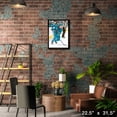 thumbnail image 3 of Macklin Celebrini Toile Encadrée 20x29 Requins de San Jose, 3 of 4