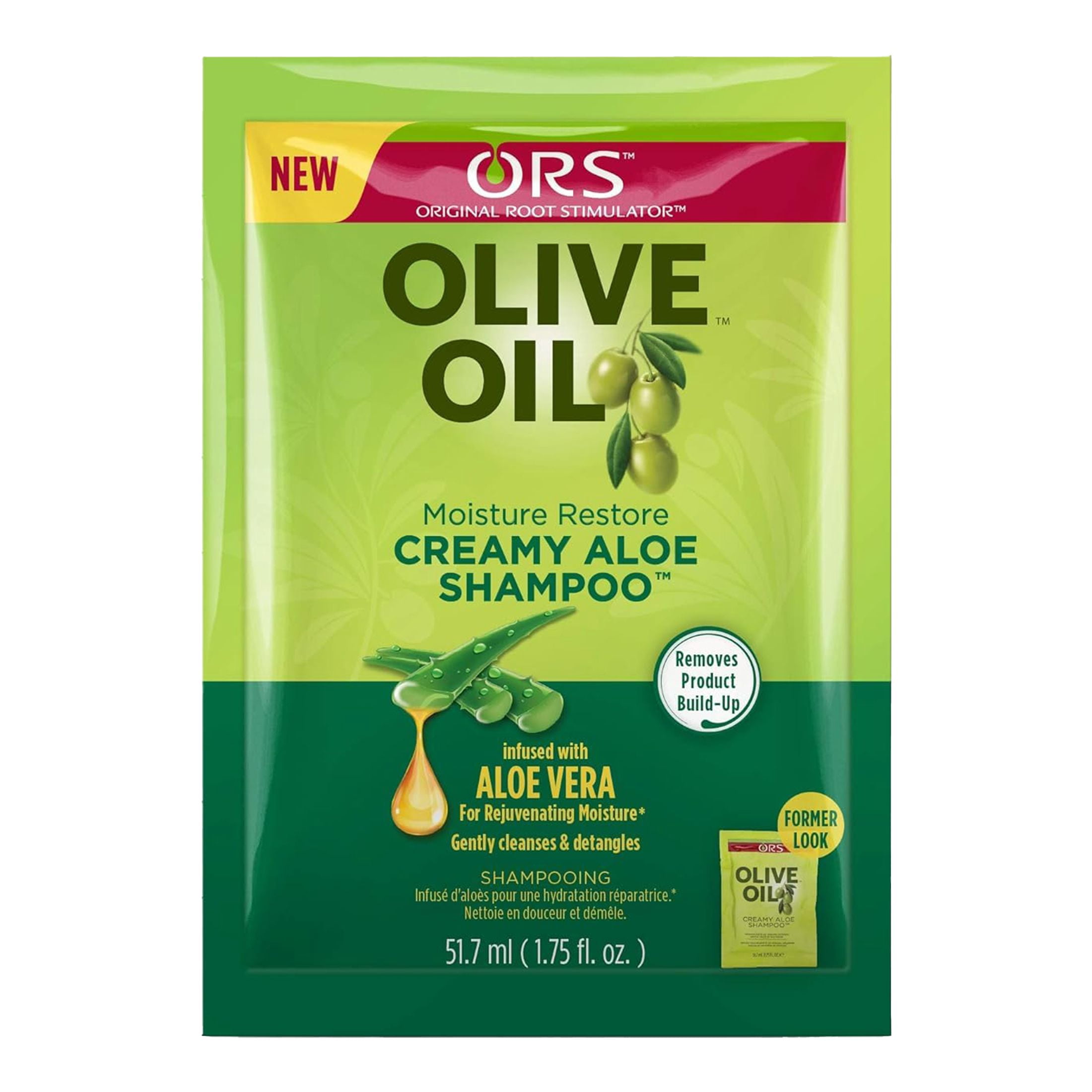(12 pack) ORS Olive Oil Moisturizing Creamy Aloe Shampoo, Travel Size, For All Hair Types, 1.7 floz