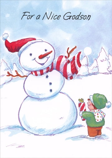 Godson christmas cards