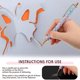 thumbnail image 3 of 3 Pieces Air Release Weeding Pen Vinyl Installation Pen Weeding Tool Glitter Fine Point Weeding Pin, 3 of 5