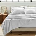 thumbnail image 3 of Bare Home Premium 1800 Ultra-Soft Double Brushed Microfiber Pillowcase Bulk Pack, Standard, 4 Pack, White, 3 of 5
