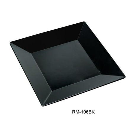 

Yanco RM-106BK Rome Square Plate Black - 6 in. - Pack of 48