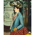 thumbnail image 3 of Louis Anquetin 15x18 Black Modern Framed Museum Art Print Titled - An Elegant Woman at the Elysee Montmartre (1888), 3 of 5