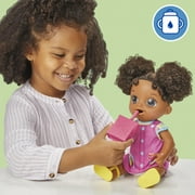 Baby Alive Time for School Baby Doll Set, Back to School Toys for 3 Year Old Girls & Boys & Up, 12 Inch Baby Doll, Black Hair (Exclusive)