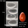 thumbnail image 4 of Happy Easter Egg Polycarbonate Chocolate Mold Form Baking Sweets Candy Pastry Confectionery Decoration Cake Bakery Tools, 4 of 5