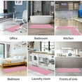 thumbnail image 6 of Kitchen Mats and Rugs Set of 2 - Cushioned Anti-Fatigue Kitchen Rug for Floor Washable 17"x29" +17"x59", PinkRed, 6 of 15